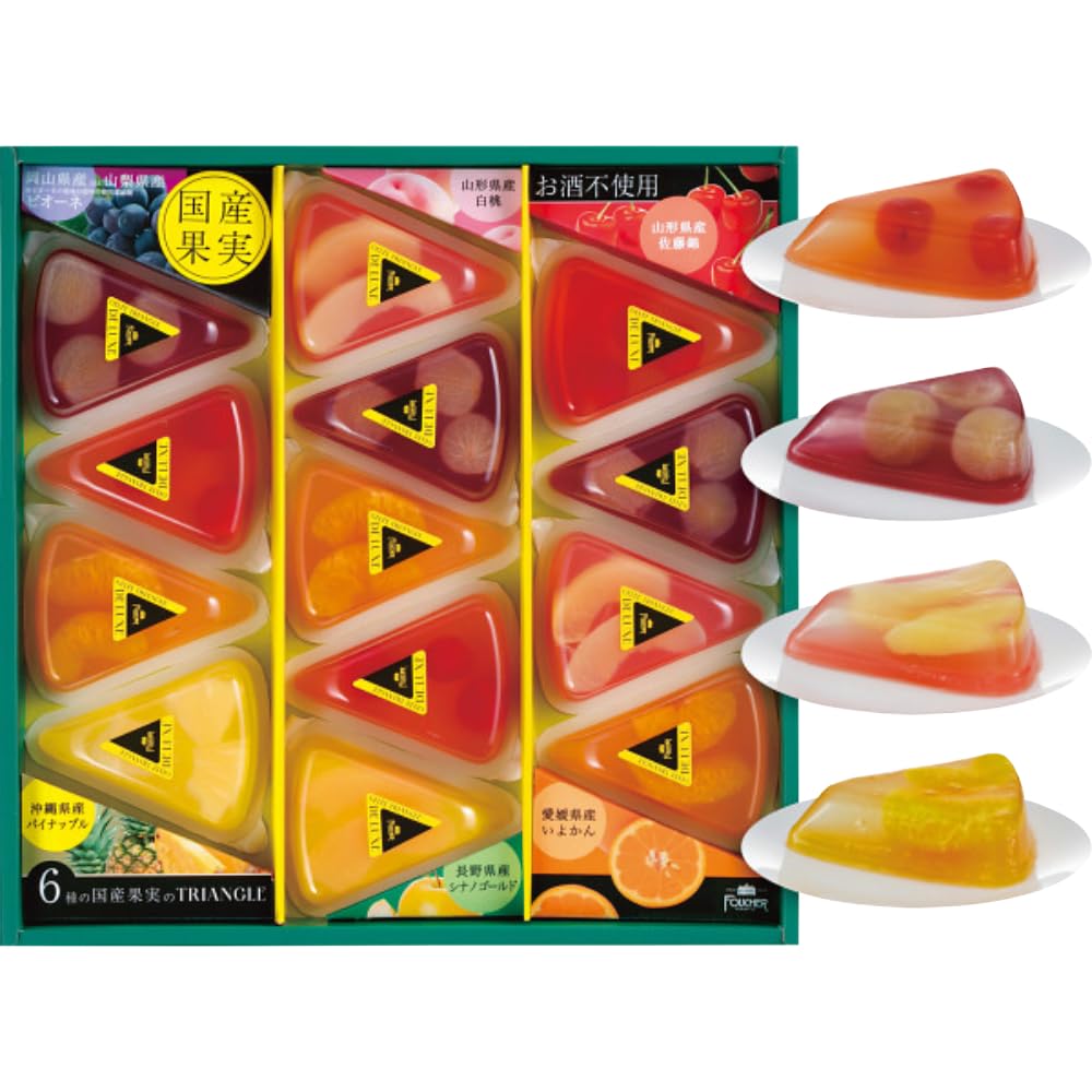 Amazon.co.jp: お中元 夏ギフト ゼリー お菓子 人気商品 フーシェ